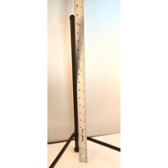 Adjustable Black Metal Display Stand – 18-Inch Foldable Tripod Easel for Art, Si - Picture 3 of 10